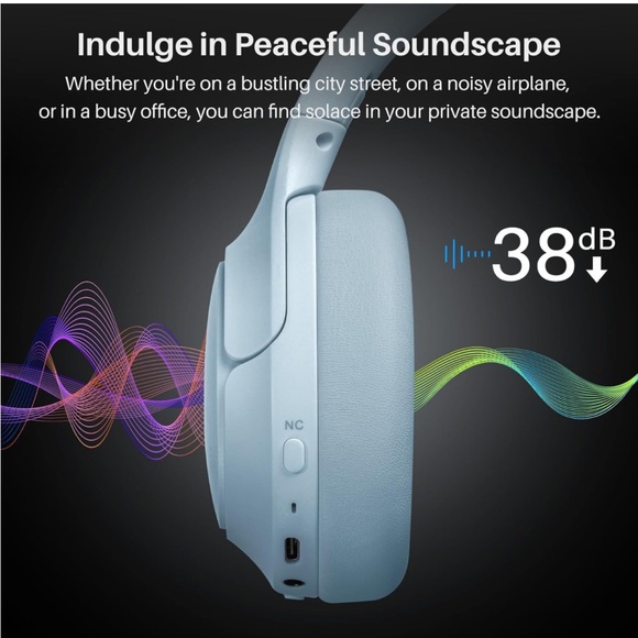 bluetooth noise canceling headphones - Picture 9 of 10